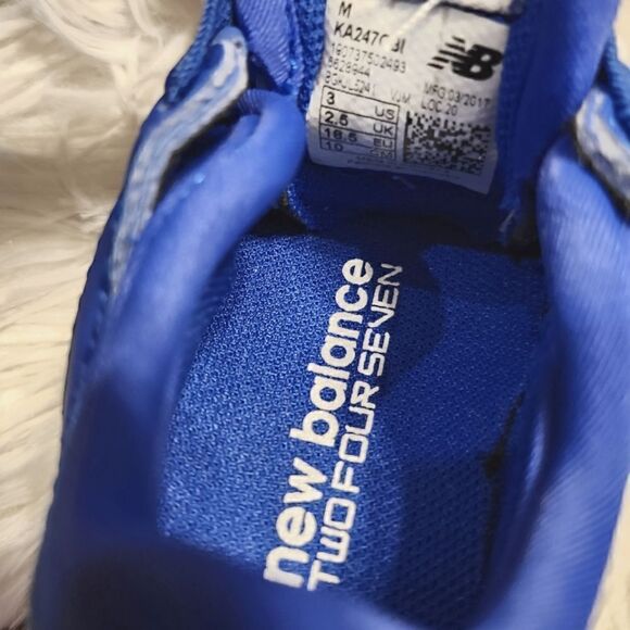 New! New Balance Infant Blue White KA247CBI Size 3 Boys - Picture 6 of 6